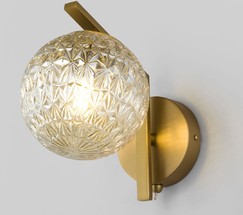 Настенный светильник 70132/1 латунь