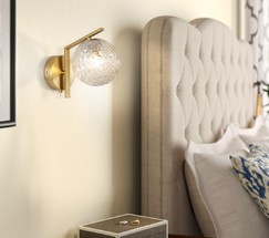 Настенный светильник 70132/1 латунь