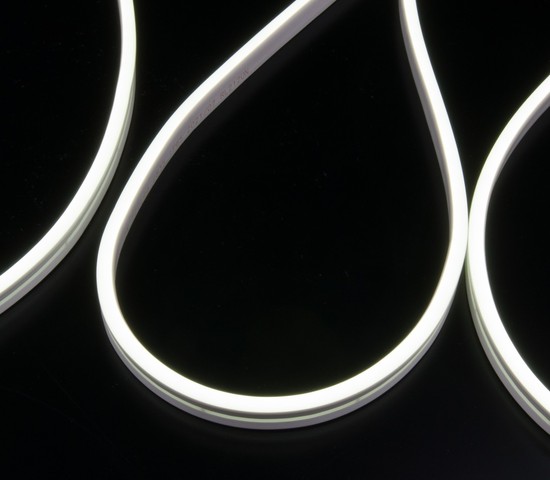 Гибкий неон 120Led 10W IP65 6500K с боковым свечением холодный белый, 5 м (24V 10W 120Led 2835 IP65)