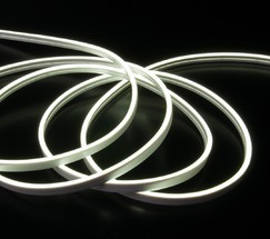 Гибкий неон 120Led 10W IP65 6500K с боковым свечением холодный белый, 5 м (24V 10W 120Led 2835 IP65)