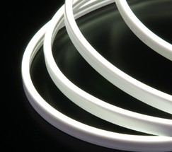 Гибкий неон 120Led 10W IP65 6500K с боковым свечением холодный белый, 5 м (24V 10W 120Led 2835 IP65)