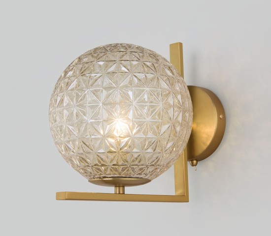 Настенный светильник 70131/1 латунь