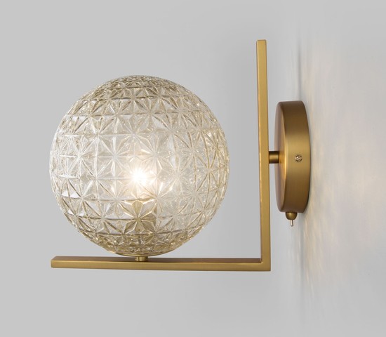 Настенный светильник 70131/1 латунь