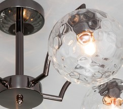 Люстра 30178/5 черный жемчуг