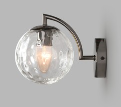 Настенный светильник 30178/1 черный жемчуг