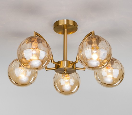 Люстра 30178/5 латунь