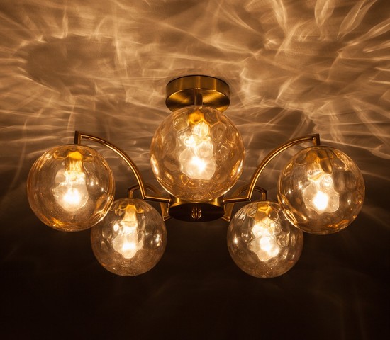 Люстра 30178/5 латунь