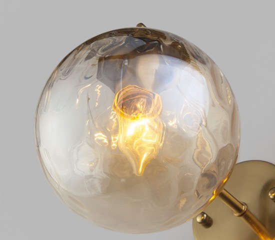 Настенный светильник 30178/1 латунь