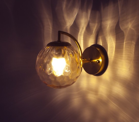 Настенный светильник 30178/1 латунь