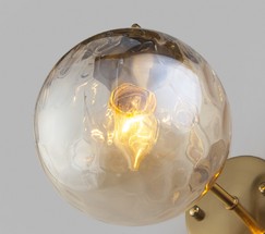 Настенный светильник 30178/1 латунь