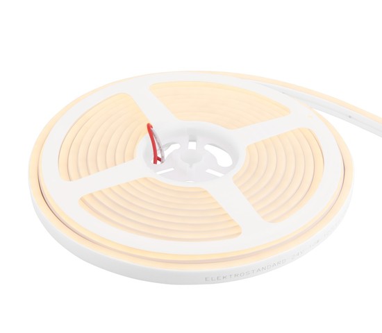 Гибкий неон 120Led 10W IP65 3300K с боковым свечением теплый белый, 5 м (24V 10W 120Led 2835 IP65)
