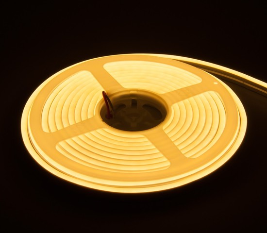 Гибкий неон 120Led 10W IP65 3300K с боковым свечением теплый белый, 5 м (24V 10W 120Led 2835 IP65)