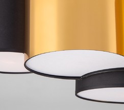 Люстра 3447 Mona Black/Gold