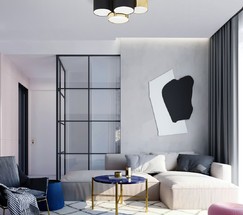 Люстра 3446 Mona Black/Gold