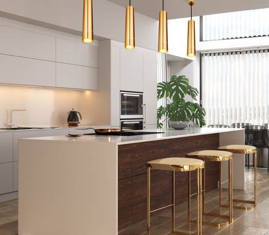 Люстра DLN107 GU10 золото