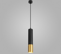 Люстра DLN108 GU10 черный/золото