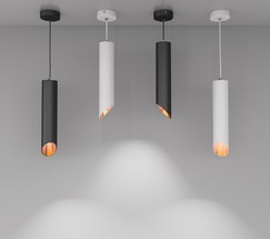 Люстра 7011 MR16 BK/GD черный/золото