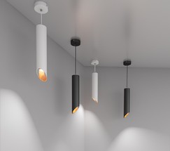 Люстра 7011 MR16 BK/GD черный/золото