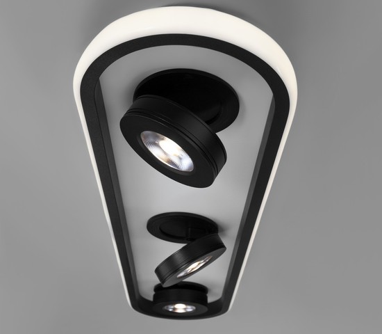 Люстра 20123/3 LED белый/черный