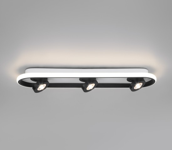 Люстра 20123/3 LED белый/черный