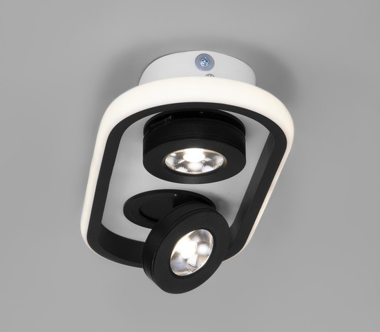 Люстра 20123/2 LED белый/черный