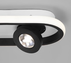 Люстра 20123/2 LED белый/черный