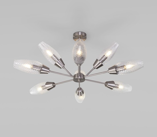 Люстра 60140/9 сатин-никель