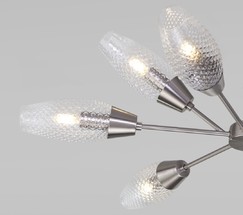 Люстра 60140/9 сатин-никель