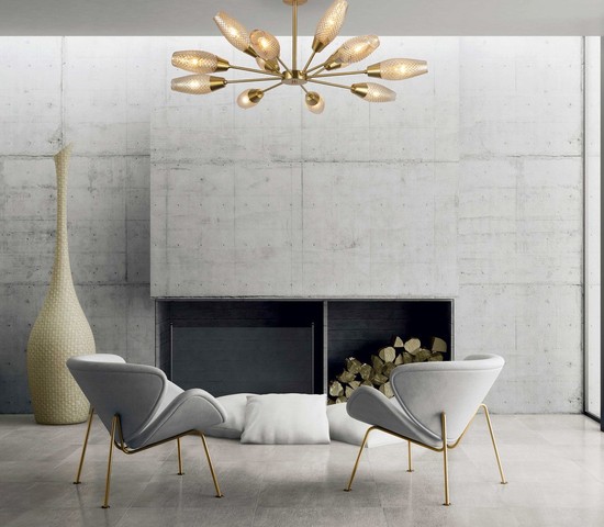 Люстра 60140/12 золото