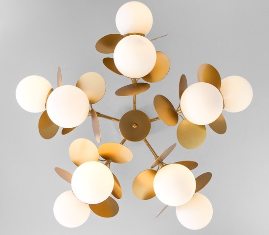 Люстра 70134/10 перламутровое золото Smart (70124/10)