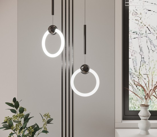 Люстра 90165/1 черный жемчуг