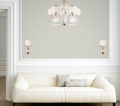 Настенный светильник 10129/1 золото/прозрачный хрусталь Strotskis (10099/1)