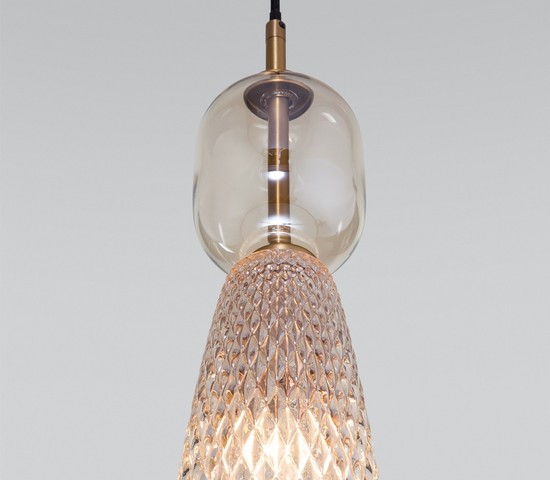 Люстра 50211/1 янтарный