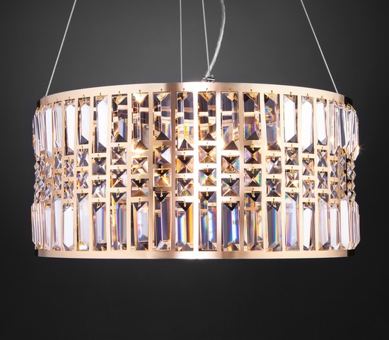 Люстра 10125/5 золото/прозрачный хрусталь Strotskis Smart (10116/5)