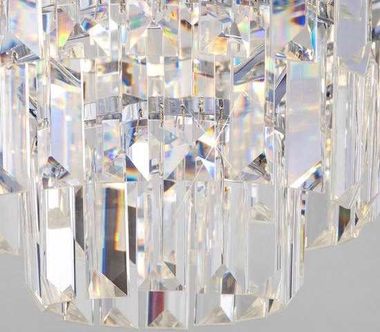 Люстра 10124/8 хром/прозрачный хрусталь Strotskis Smart (10113/8)