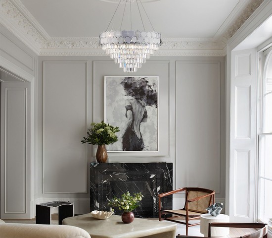 Люстра 10124/8 хром/прозрачный хрусталь Strotskis Smart (10113/8)