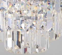 Люстра 10124/8 хром/прозрачный хрусталь Strotskis Smart (10113/8)