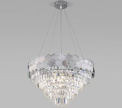 Люстра 10124/8 хром/прозрачный хрусталь Strotskis Smart (10113/8)