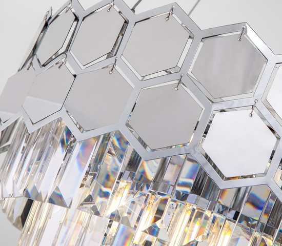 Люстра 10124/5 хром/прозрачный хрусталь Strotskis Smart (10113/5)