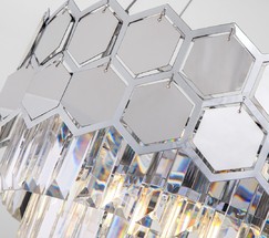 Люстра 10124/5 хром/прозрачный хрусталь Strotskis Smart (10113/5)