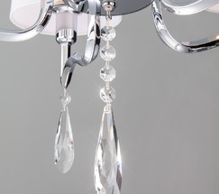 Люстра 10127/5 хром/прозрачный хрусталь Strotskis Smart (10093/5)