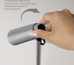 Торшер 80430/1 серебро/хром