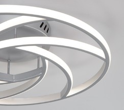 Люстра 90207/1 серебро