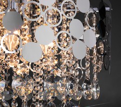 Люстра 10123/8 хром/прозрачный хрусталь Strotskis Smart (10114/8)