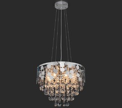 Люстра 10123/8 хром/прозрачный хрусталь Strotskis Smart (10114/8)