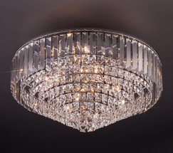 Люстра 10121/9 хром/прозрачный хрусталь Strotskis Smart (10105/9)