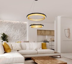 Люстра 90241/2 черный/ золото Smart