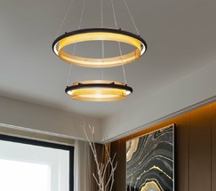 Люстра 90241/2 черный/ золото Smart