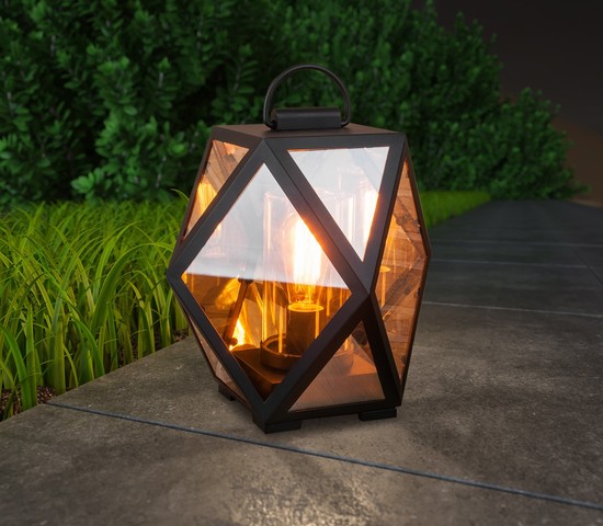 Универсальный уличный светильник Ambra S (35133/S) чёрный