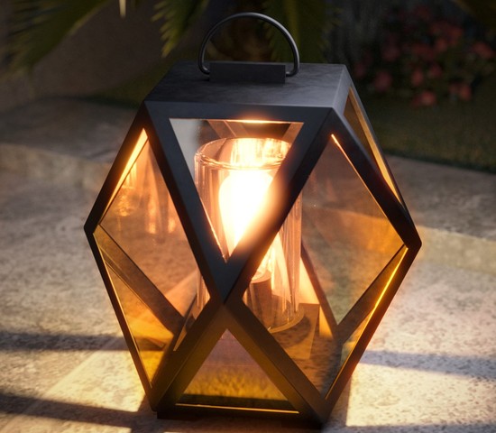 Универсальный уличный светильник Ambra S (35133/S) чёрный